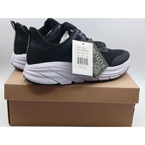 NWB&T Grand Attack ZT619 Men\'s Road running/walking shoes. BK/White. Size 11. main image 6